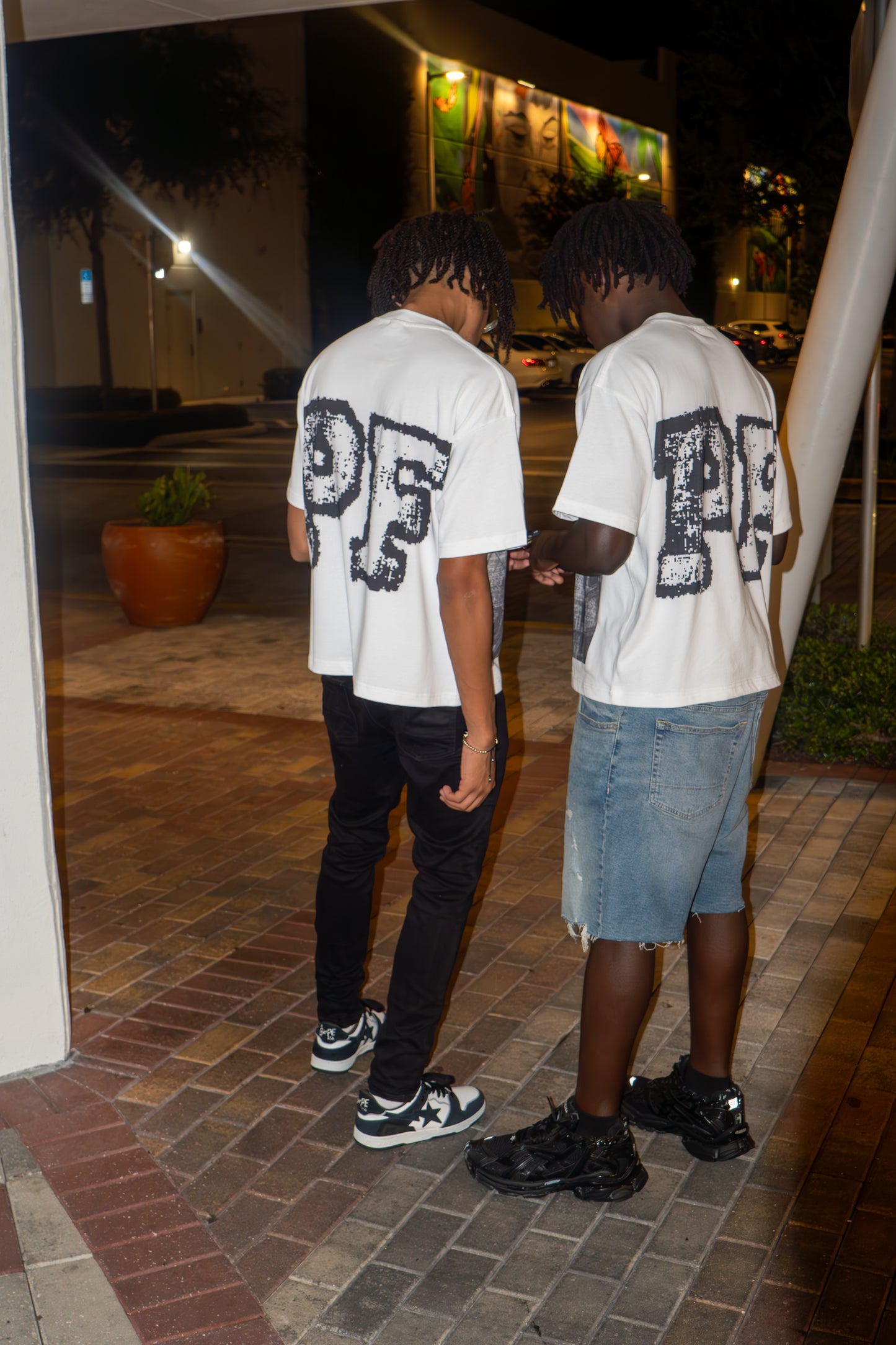 WHITE - PRJCT FLOW TEES